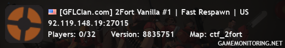 [GFLClan.com] 2Fort Vanilla #1 | Fast Respawn | US