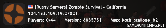[Rushy Servers] Zombie Survival - California