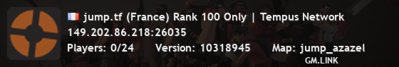 jump.tf (France) Rank 100 Only | Tempus Network