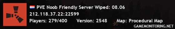 PVE Noob Friendly Server Wiped: 12.05