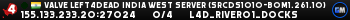 Valve Left4Dead India West Server (srcds1010-bom1.261.10)