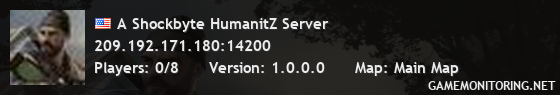 A Shockbyte HumanitZ Server