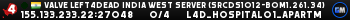 Valve Left4Dead India West Server (srcds1012-bom1.261.34)