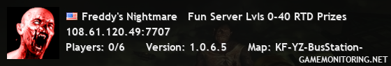 Freddy's Nightmare   Fun Server Lvls 0-40 RTD Prizes
