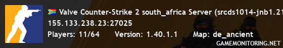 Valve Counter-Strike 2 south_africa Server (srcds1014-jnb1.213.