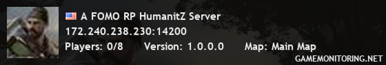 A FOMO RP HumanitZ Server