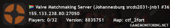 Valve Matchmaking Server (Johannesburg srcds2031-jnb1 #36)