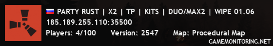 PARTY RUST | X2 | TP | KITS | DUO/MAX2 | WIPE 04.05