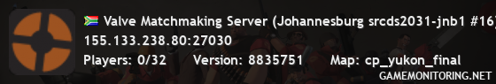 Valve Matchmaking Server (Johannesburg srcds2031-jnb1 #16)