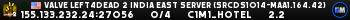 Valve Left4Dead 2 India East Server (srcds1014-maa1.164.42)