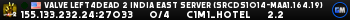 Valve Left4Dead 2 India East Server (srcds1014-maa1.164.19)