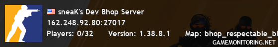 sneaK's Dev Bhop Server