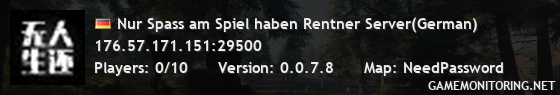 Nur Spass am Spiel haben Rentner Server(German)