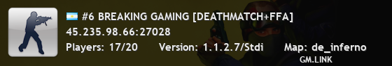 #6 BREAKING GAMING [DEATHMATCH+FFA]