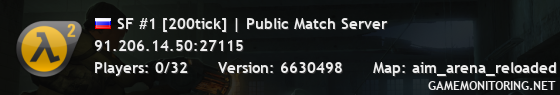 SF #1 [200tick] | Public Match Server