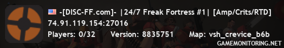 -[DISC-FF.com]- |24/7 Freak Fortress #1| [Amp/Crits/RTD]