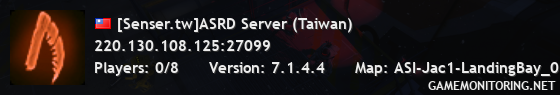 [Senser.tw]ASRD Server (Taiwan)