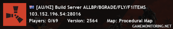[AU/NZ] Build Server ALLBP/BGRADE/FLY/F1ITEMS