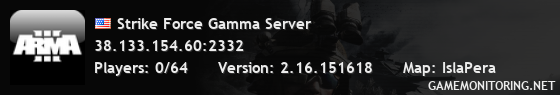 Strike Force Gamma Server
