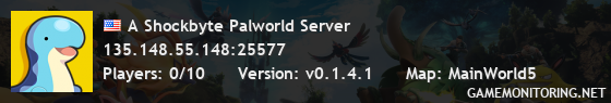 A Shockbyte Palworld Server