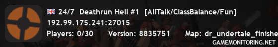 24/7  Deathrun Hell #1  [AllTalk/ClassBalance/Fun]