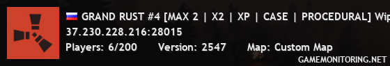 GRAND RUST #4 [MAX 2 | X2 | XP | CASE | PROCEDURAL] Wipe 29.04