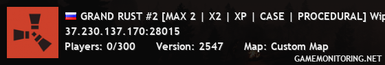 GRAND RUST #2 [MAX 2 | X2 | XP | CASE | PROCEDURAL] Wipe 25.04