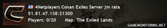 4Netplayers Conan Exiles Server jm rata