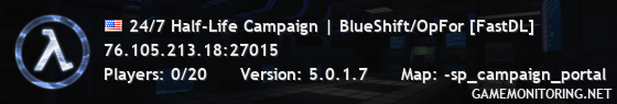 24/7 Half-Life Campaign | BlueShift/OpFor [FastDL]
