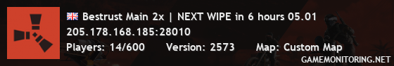 Bestrust Main 2x | NEXT WIPE in 15 hours 05.01