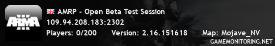 AMRP - Open Beta Test Session