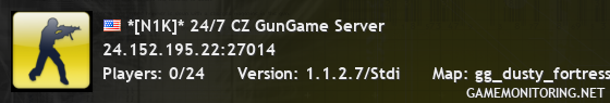 *[N1K]* 24/7 CZ GunGame Server
