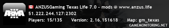 ANZUSGaming Texas Life 7.0 - mods @ www.anzus.life