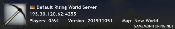 Default Rising World Server