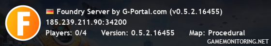 Foundry Server by G-Portal.com (v0.5.2.16455)