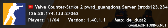 Valve Counter-Strike 2 pwrd_guangdong Server (srcds123.234.48)