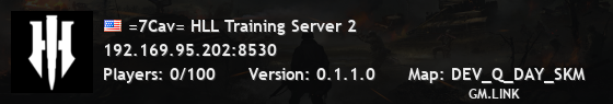 =7Cav= HLL Training Server 2