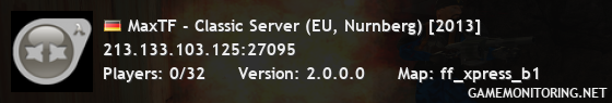 MaxTF - Classic Server (EU, Nurnberg)