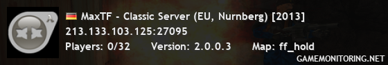 MaxTF - Classic Server (EU, Nurnberg)