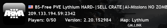 BS-Free PVE Lythium HARD-|SELL CRATE|AI-Missions NO ZOMBIES