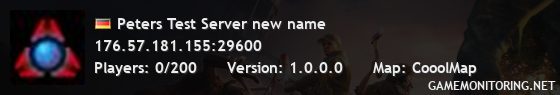 Peters Test Server new name