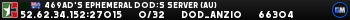 469AD's ephemeral DoD:S server (AU)