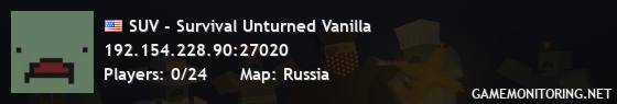 SUV - Survival Unturned Vanilla