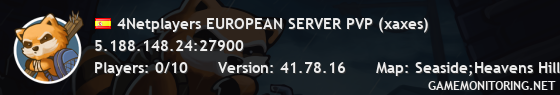 4Netplayers EUROPEAN SERVER PVP (xaxes)