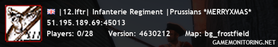 |12.Iftr| Infanterie Regiment |Prussians *Recruiting*