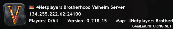 4Netplayers Brotherhood Valheim Server