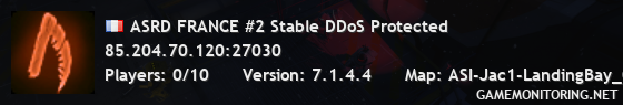 ASRD FRANCE #2 Stable DDoS Protected