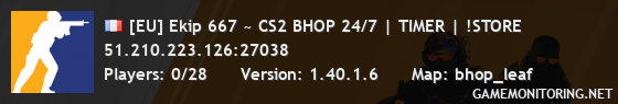 [EU] Ekip 667 ~ CS2 BHOP 24/7 | TIMER | !STORE