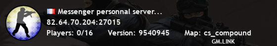 Messenger personnal server...