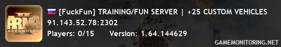 [FuckFun] TRAINING/FUN SERVER | +25 CUSTOM VEHICLES